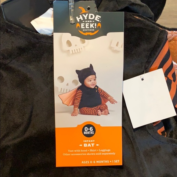 Baby Bat 🆕 Costume 0-6 Months - Picture 2 of 6